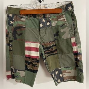 Camo Patchwork Ralph Lauren Shorts Men’s (31)